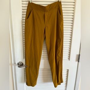 Athleta Mustard Yellow Women’s Ankle Pants